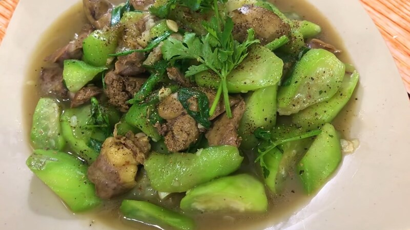 Lòng Xào Mướp